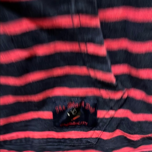 The Black Dog Navy and Pink Striped Hoodie - Picture 4 of 9